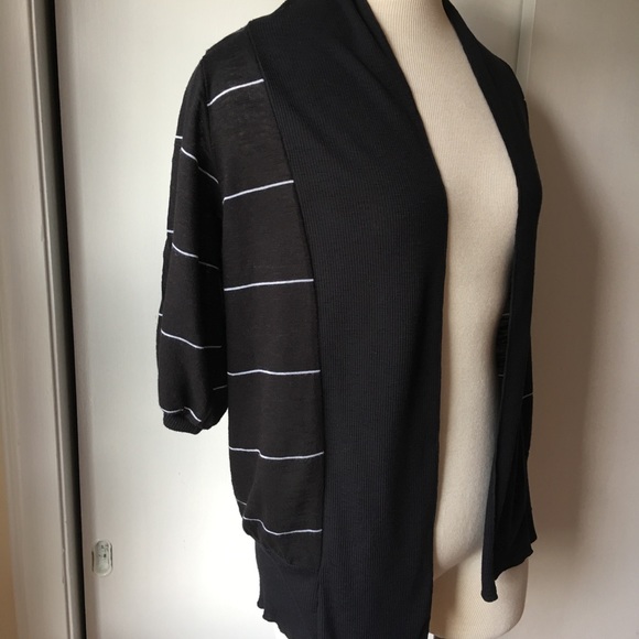 Cardigan Sweater with ribbed trim - Picture 1 of 4